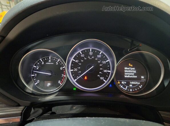 JM3KFADM9J1308474 2018 MAZDA CX-5 White Vista del cuadro de instrumentos