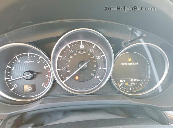 JM3KFADM9J1344844 2018 MAZDA CX-5 White Instrument cluster view