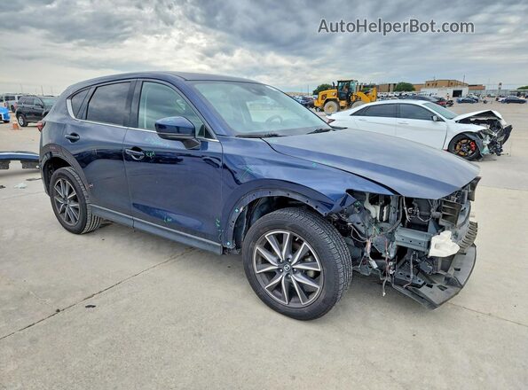 JM3KFADMXJ1469674 2018 MAZDA CX-5 Синий Передняя правая четверть