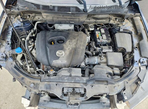 JM3KFADMXJ1469674 2018 MAZDA CX-5 Синий Вид задней части салона