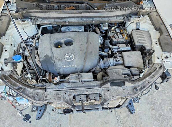 JM3KFADMXL1836530 2020 MAZDA CX-5 White ძრავის განყოფილების ხედი