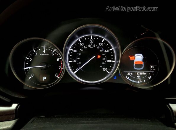 JM3KFBAM1P0224982 2023 MAZDA CX-5 Black Widok zestawu wskaźników