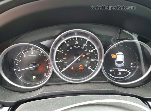 JM3KFBAM2P0227874 2023 MAZDA CX-5 White Սարքավորումների վահանակի տեսք