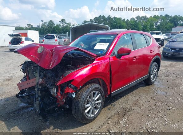 JM3KFBAM4P0225981 2023 MAZDA CX-5 Burgundy Передня ліва чверть