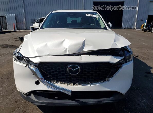 JM3KFBAMXN0580456 2022 MAZDA CX-5 White წინა ხედი