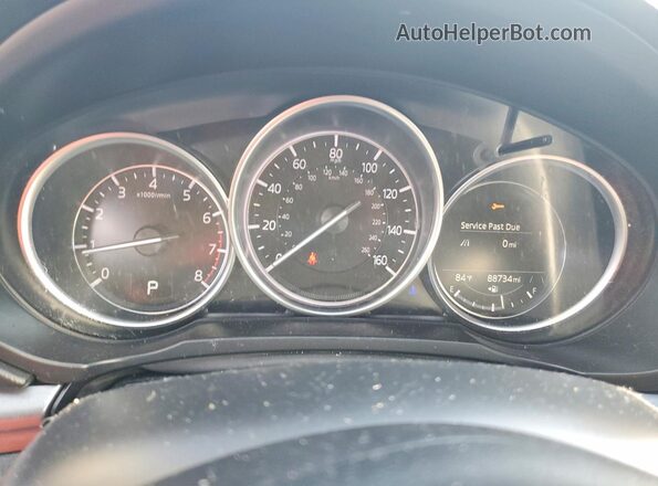 JM3KFBAMXN0580456 2022 MAZDA CX-5 White ხელსაწყოთა პანელის ხედი