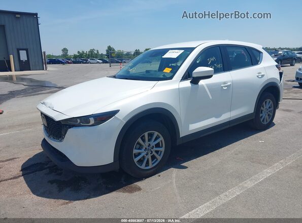 JM3KFBAMXN0617411 2022 MAZDA CX-5 White Առջևի ձախ երեք քառորդ տեսարան