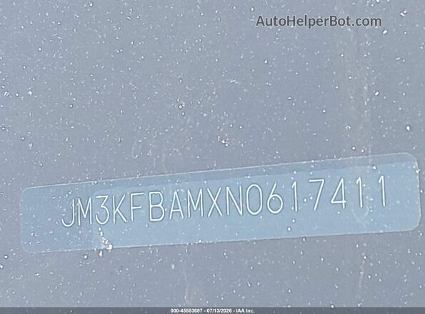 JM3KFBAMXN0617411 2022 MAZDA CX-5 White Շարժիչի բաժամունքի տեսք