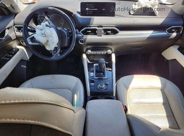 JM3KFBAY1M0330508 2021 MAZDA CX-5 White Առջևի վահանակի տեսք