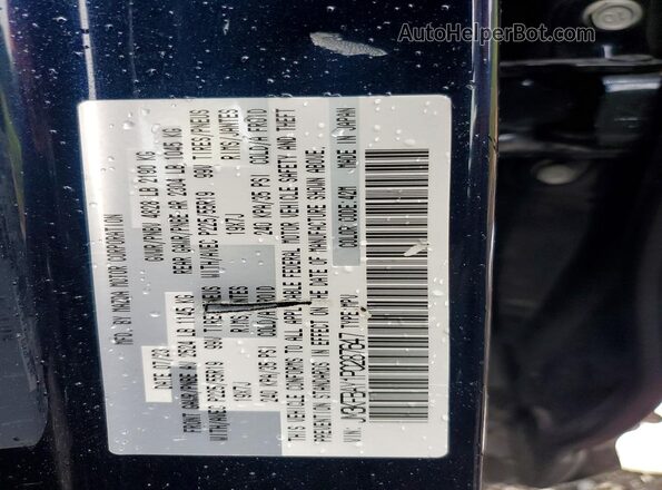 JM3KFBAY1P0287647 2023 MAZDA CX-5 Blue Вид наклейки з VIN-кодом
