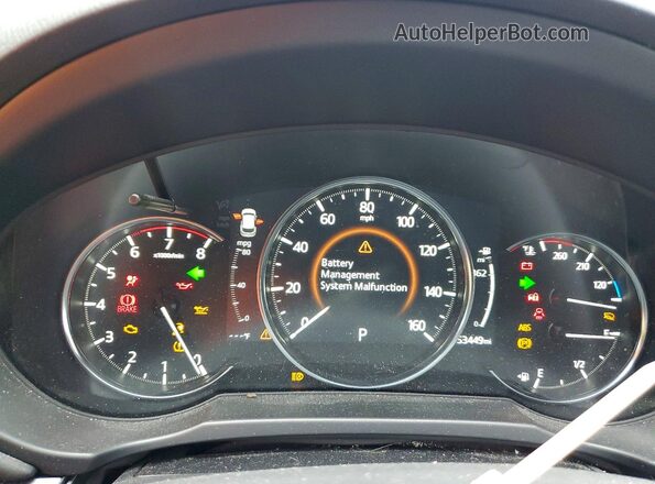 JM3KFBAY1P0287647 2023 MAZDA CX-5 Blue Вид щитка приладів