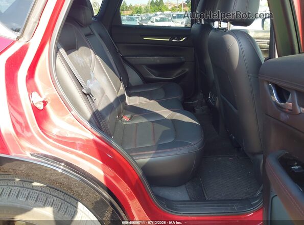 JM3KFBAY2N0538530 2022 MAZDA CX-5 Red Vista de la etiqueta del VIN
