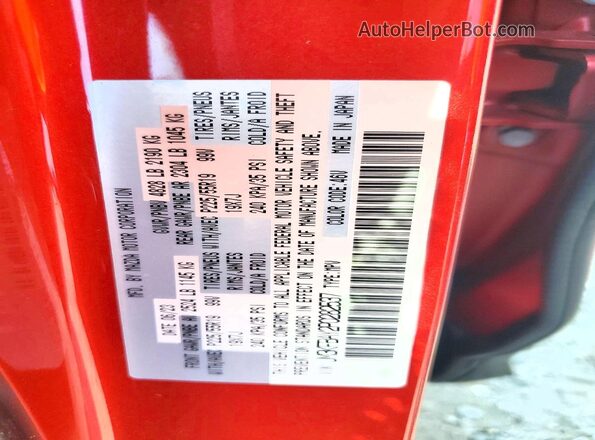 JM3KFBAY2P0282537 2023 MAZDA CX-5 Burgundy Շարժիչի բաժամունքի տեսք