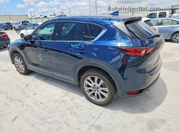 JM3KFBAY3M0415107 2021 MAZDA CX-5 Blue Trasero izquierdo