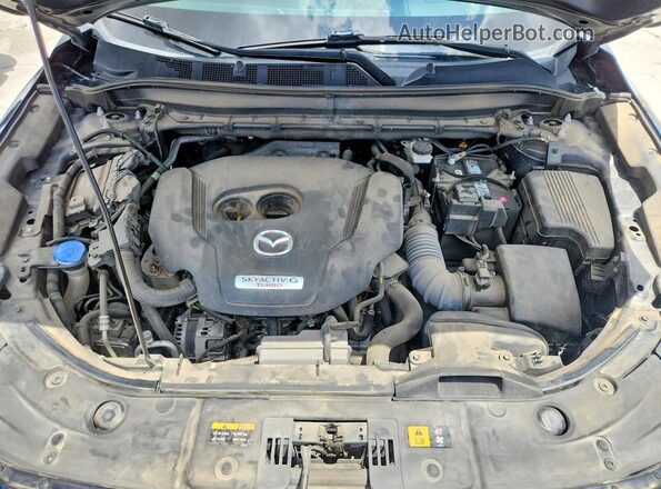JM3KFBAY3M0415107 2021 MAZDA CX-5 Blue Vista del compartimento del motor