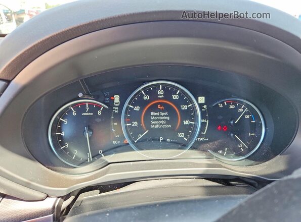 JM3KFBAY3N0557135 2022 MAZDA CX-5 White Вид щитка приладів