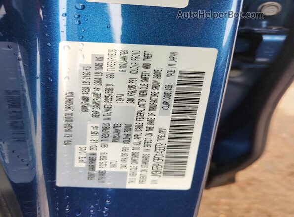 JM3KFBAY3P0143372 2023 MAZDA CX-5 Blue Вид підкапотного простору