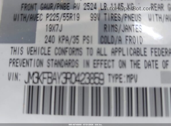 JM3KFBAY3R0423859 2024 MAZDA CX-5 White Vista del compartimento del motor