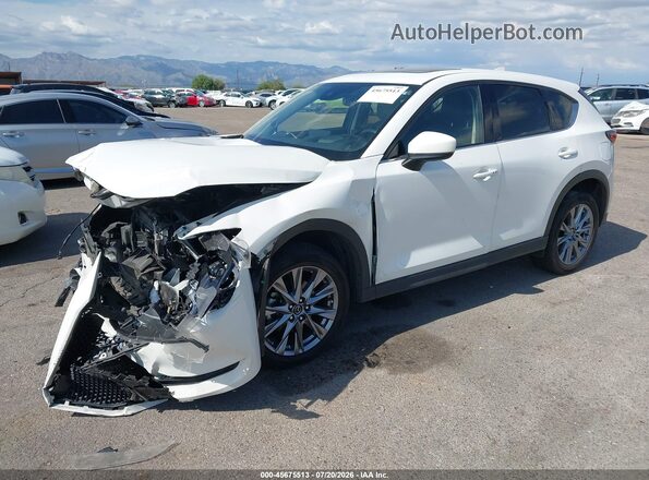 JM3KFBAY5M0473817 2021 MAZDA CX-5 White Vista tres cuartos delantera izquierda