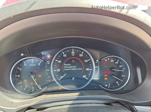 JM3KFBAY8L0751849 2020 MAZDA CX-5 Red Вид щитка приладів