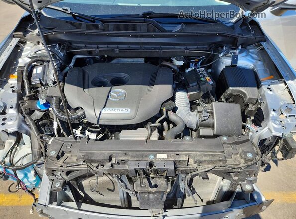 JM3KFBAY9L0751553 2020 MAZDA CX-5 Silver Vista del compartimento del motor