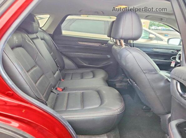 JM3KFBAY9L0850860 2020 MAZDA CX-5 Red Rear seats view