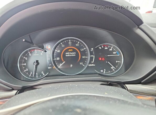 JM3KFBAY9L0850860 2020 MAZDA CX-5 Red Instrument cluster view