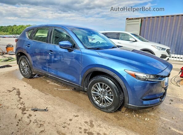 JM3KFBBL0H0156309 2017 MAZDA CX-5 Синий Передняя правая четверть