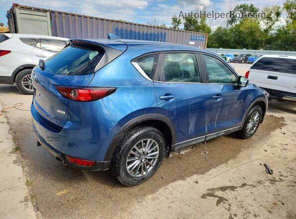 JM3KFBBL0H0156309 2017 MAZDA CX-5 Синий Задняя правая четверть