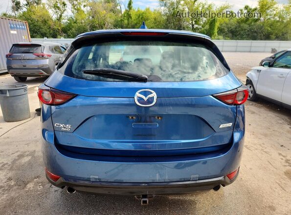 JM3KFBBL0H0156309 2017 MAZDA CX-5 Синий Вид сзади