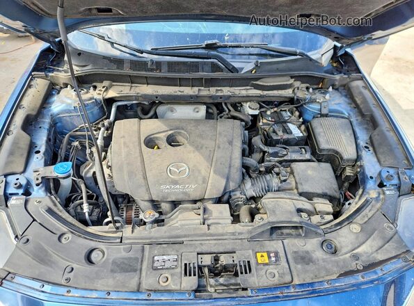 JM3KFBBL0H0156309 2017 MAZDA CX-5 Синий Вид подкапотного пространства