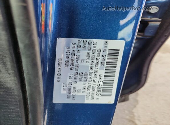 JM3KFBBL0H0156309 2017 MAZDA CX-5 Синий Вид наклейки с VIN-кодом