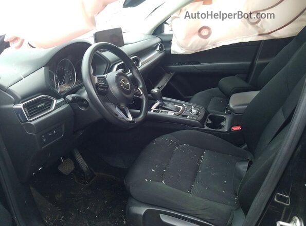 JM3KFBBL0M0409588 2021 MAZDA CX-5 Black Widok wnętrza z przodu