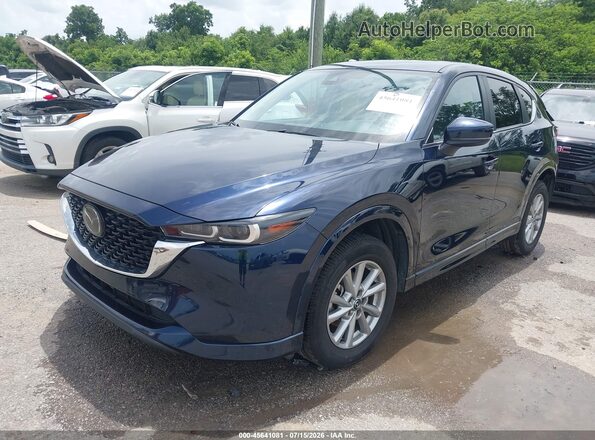 JM3KFBBL0R0407315 2024 MAZDA CX-5 Blue წინა მარცხენა ხედი სამი მეოთხედიდან