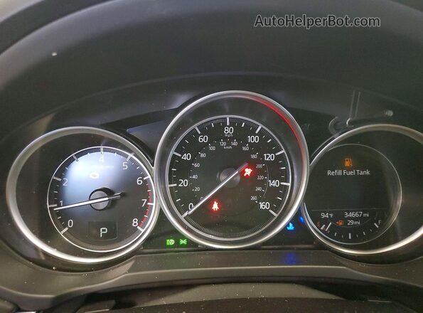 JM3KFBBL0S0679370 2025 MAZDA CX-5 Black Instrument cluster view