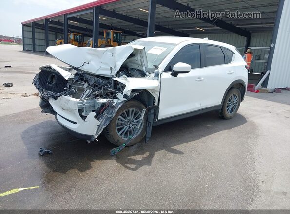 JM3KFBBL1H0143682 2017 MAZDA CX-5 Белый Передняя левая четверть