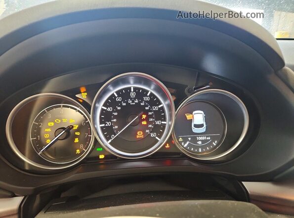 JM3KFBBL2S0768177 2025 MAZDA CX-5 Gray ხელსაწყოთა პანელის ხედი