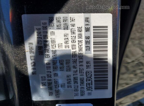 JM3KFBBL3R0403761 2024 MAZDA CX-5 Gray Widok naklejki z numerem VIN