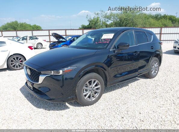 JM3KFBBL6R0528527 2024 MAZDA CX-5 Black წინა მარცხენა ხედი სამი მეოთხედიდან