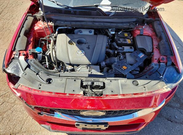 JM3KFBBL7S0662484 2025 MAZDA CX-5 Red Vista del compartimento del motor