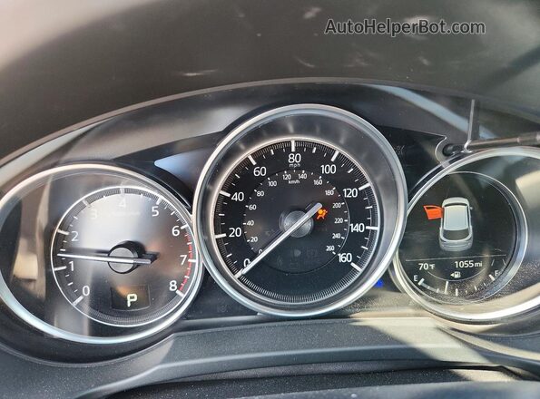 JM3KFBBLXS0811664 2025 MAZDA CX-5 Blue Instrument cluster view