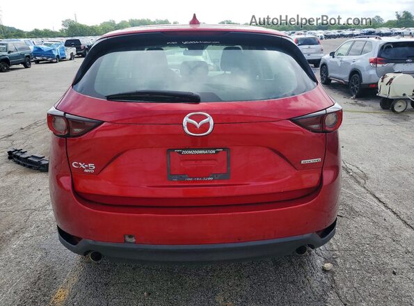 JM3KFBBM0L0762291 2020 MAZDA CX-5 Burgundy Հետևի տեսք