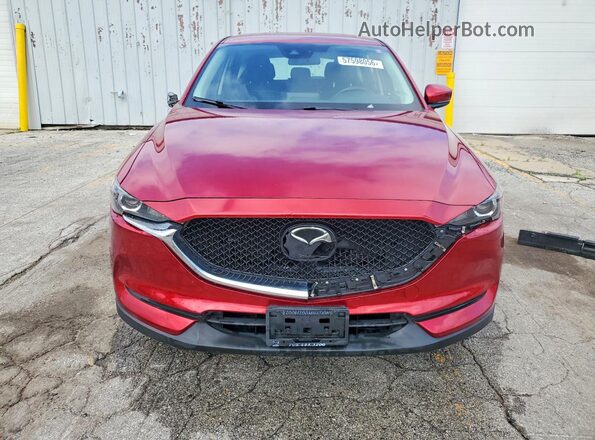 JM3KFBBM0L0762291 2020 MAZDA CX-5 Burgundy Դիմացի տեսք