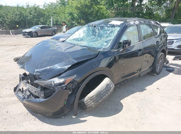 JM3KFBBM1J0457220 2018 MAZDA CX-5 Black წინა მარცხენა ხედი სამი მეოთხედიდან