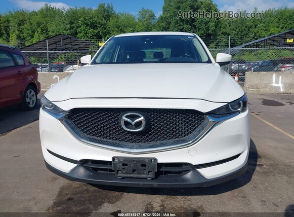 JM3KFBBM2J0452446 2018 MAZDA CX-5 White Instrument cluster view