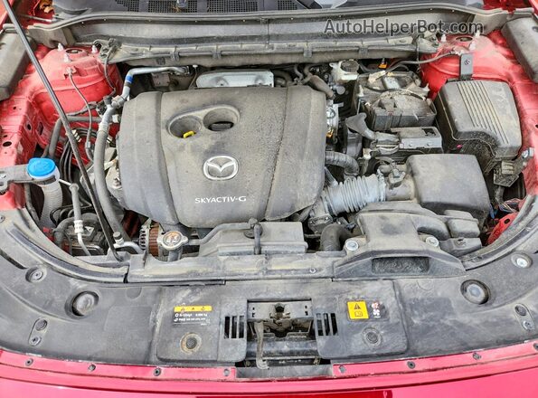 JM3KFBBM2N0572107 2022 MAZDA CX-5 Красный Вид подкапотного пространства