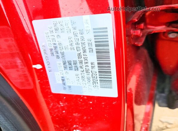 JM3KFBBM2N0572107 2022 MAZDA CX-5 Красный Вид наклейки с VIN-кодом