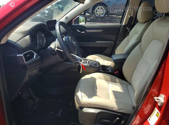 JM3KFBBM2N0581762 2022 MAZDA CX-5 Бордовый Вид салона спереди