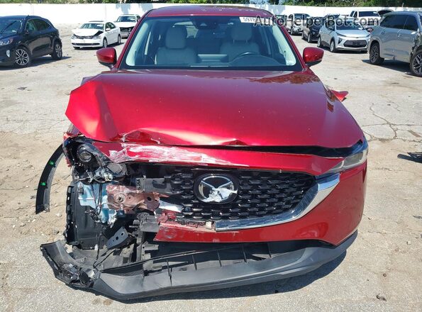 JM3KFBBM2N0581762 2022 MAZDA CX-5 Бордовый Вид спереди