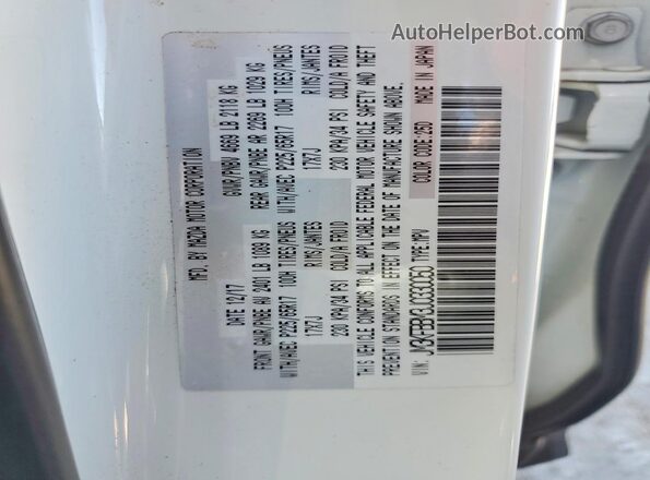 JM3KFBBM3J0330050 2018 MAZDA CX-5 White Engine compartment view